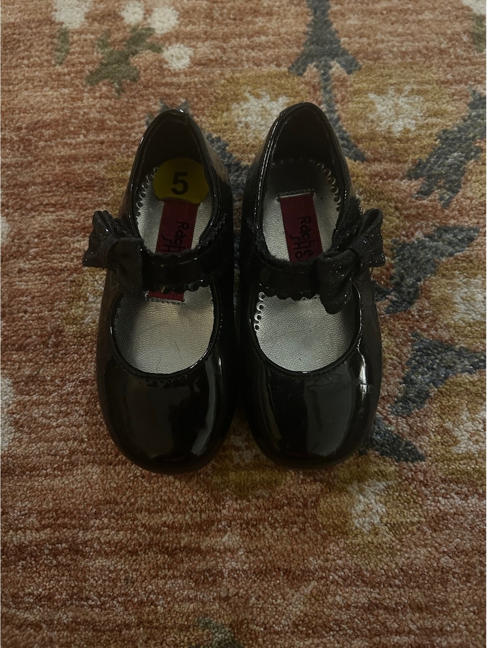Black Toddler Dress Shoes w/ Sparkle